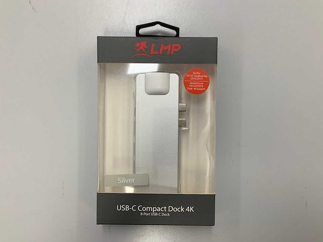 Lmp 8-port usb-c compact dock 4k - afbeelding 1 van  2
