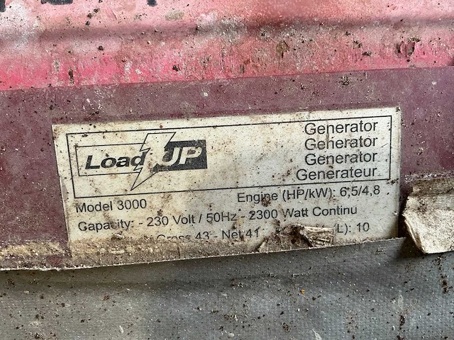 Load-up benzineaggregaat - afbeelding 6 van  7