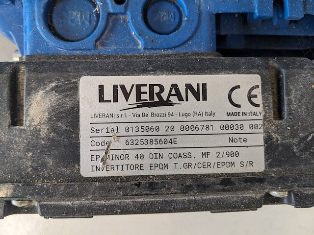 Lobben pomp kar, liverani, minor 40, blauw - afbeelding 4 van  6