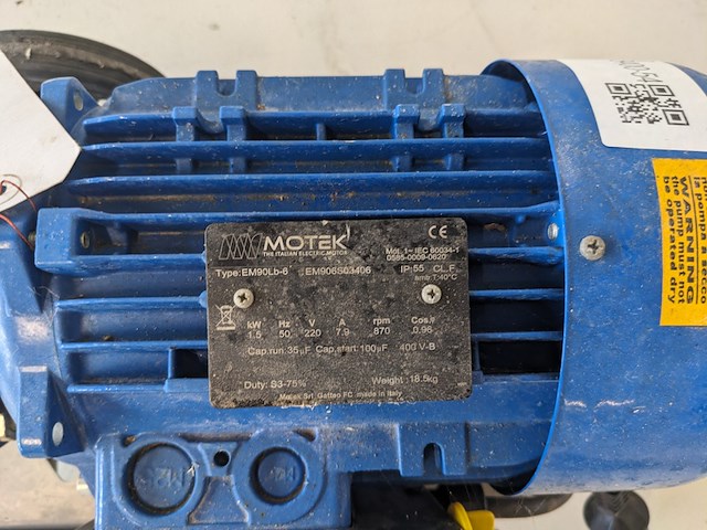 Lobben pomp kar, liverani, minor 40, blauw - afbeelding 5 van  6