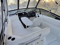 (locatie biddinghuizen) kajuitboot, bayliner, 2655, wit, 1992, met mercruiser motor - afbeelding 4 van  30