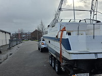 (locatie biddinghuizen) kajuitboot, bayliner, 2655, wit, 1992, met mercruiser motor - afbeelding 27 van  30
