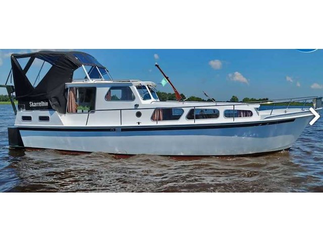 (locatie biddinghuizen) motorjacht, lauwersmeer, kruiser 1130, wit, 1982 - afbeelding 1 van  25