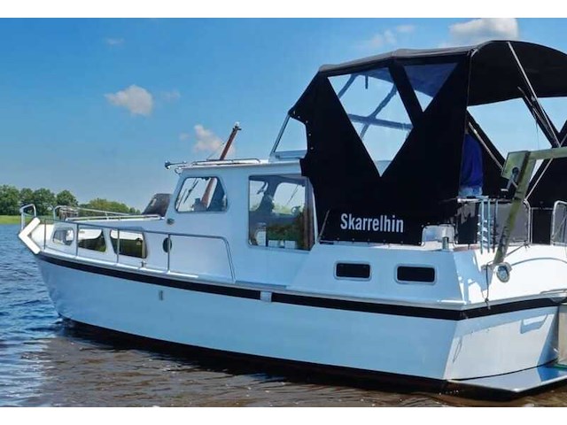 (locatie biddinghuizen) motorjacht, lauwersmeer, kruiser 1130, wit, 1982 - afbeelding 20 van  25