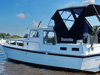 (locatie biddinghuizen) motorjacht, lauwersmeer, kruiser 1130, wit, 1982 - afbeelding 20 van  25