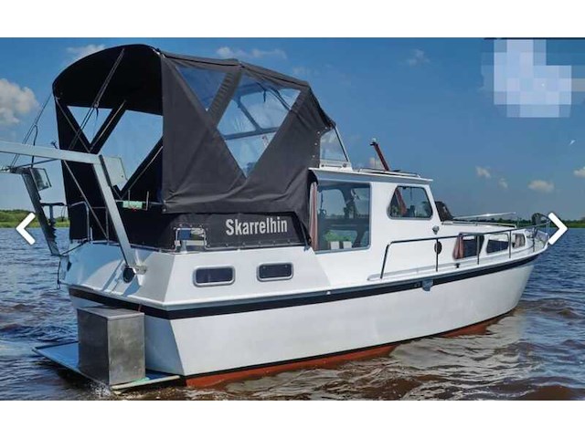 (locatie biddinghuizen) motorjacht, lauwersmeer, kruiser 1130, wit, 1982 - afbeelding 21 van  25