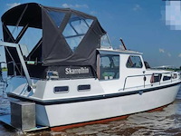 (locatie biddinghuizen) motorjacht, lauwersmeer, kruiser 1130, wit, 1982 - afbeelding 21 van  25