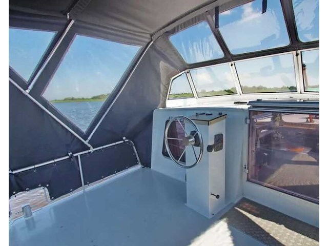 (locatie biddinghuizen) motorjacht, lauwersmeer, kruiser 1130, wit, 1982 - afbeelding 23 van  25