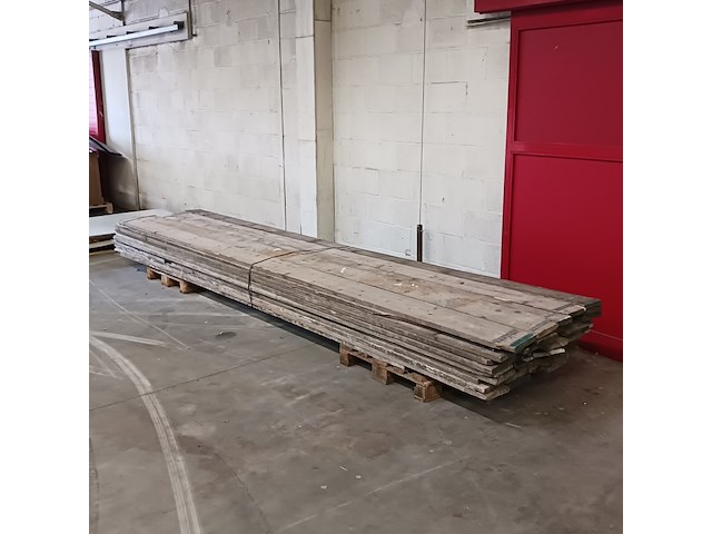 ( locatie groningen ) ca. 50x steigerplank - afbeelding 1 van  7