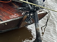 (locatie groningen) houten zeilboot, gmc, incl. buitenboordmotor - afbeelding 5 van  6