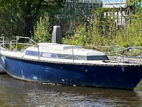 (locatie groningen) polyester kajuitzeilboot, bd2, excl. mast - afbeelding 2 van  7