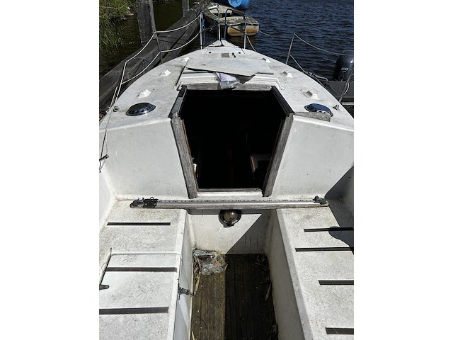 (locatie groningen) polyester kajuitzeilboot, bd2, excl. mast - afbeelding 7 van  7