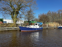 (locatie groningen) stalen kruiser, owd 1d, met inboard motor - afbeelding 1 van  6