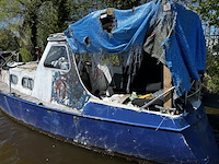 (locatie groningen) stalen kruiser, owd 1d, met inboard motor - afbeelding 2 van  6