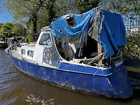 (locatie groningen) stalen kruiser, owd 1d, met inboard motor - afbeelding 3 van  6