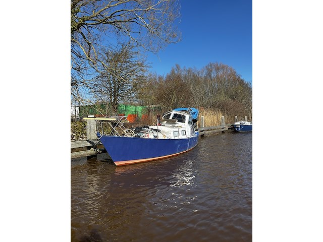 (locatie groningen) stalen kruiser, owd 1d, met inboard motor - afbeelding 4 van  6