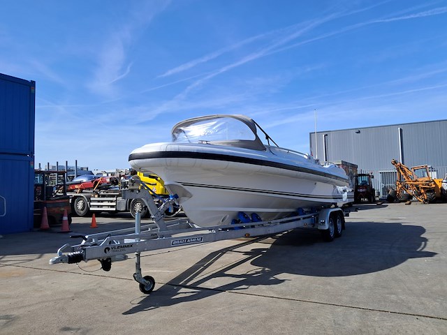( locatie heerenveen ) rib tender met boottrailer, vikal / vlemmix, 8.0m, 2005 - afbeelding 1 van  96