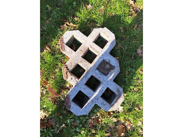 (locatie jubbega) ca. 677x grasbetontegel - afbeelding 3 van  3