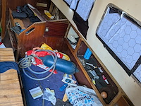(locatie omgeving meppel) kajuit zeilboot "the dawn" - afbeelding 8 van  16