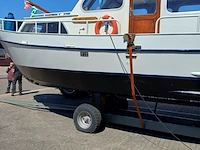 (locatie sint nicolaasga) klassieke stalen motorkruiser, "blauwe reiger", incl. boottrailer - afbeelding 62 van  154