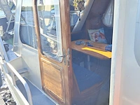 (locatie sint nicolaasga) klassieke stalen motorkruiser, "blauwe reiger", incl. boottrailer - afbeelding 94 van  154