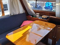 (locatie sint nicolaasga) klassieke stalen motorkruiser, "blauwe reiger", incl. boottrailer - afbeelding 113 van  154