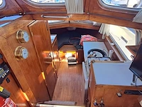 (locatie sint nicolaasga) klassieke stalen motorkruiser, "blauwe reiger", incl. boottrailer - afbeelding 129 van  154