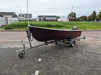 ( locatie sneek ) sloep met trailer en buitenboordmotor 6pk - afbeelding 1 van  55