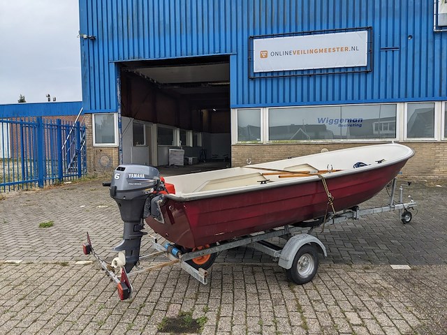 ( locatie sneek ) sloep met trailer en buitenboordmotor 6pk - afbeelding 52 van  55