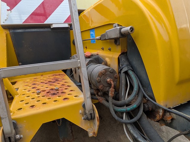 (locatie veen) haakarm opzetstrooier 4 m³ - 2200l, nido - schmidt, stratos b40-36 paln, 2004 - afbeelding 14 van  45