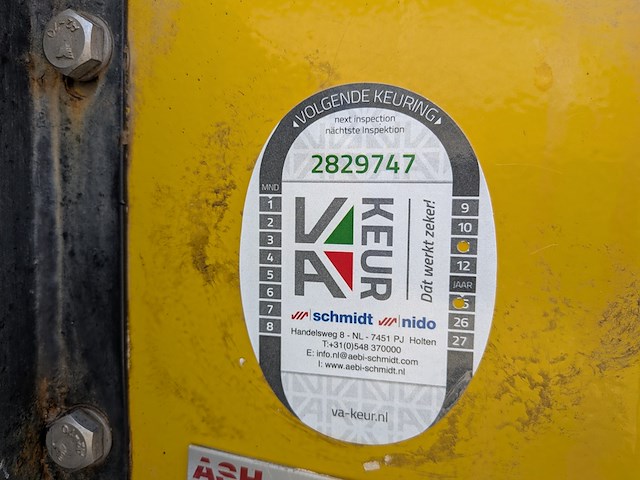 (locatie veen) haakarm opzetstrooier 4.0 m³ - 2200l, nido - schmidt, stratos b40-42 pcxn-490, 2010 - afbeelding 16 van  45