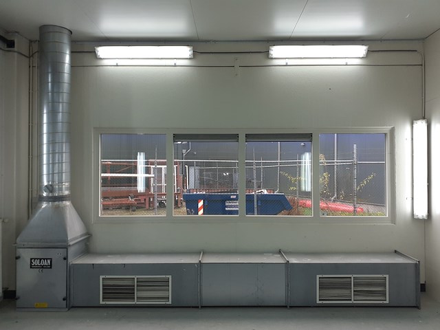 ( locatie vorden ) prefab spuitruimte met 2 droogruimtes, soloan, 2004 - afbeelding 3 van  30