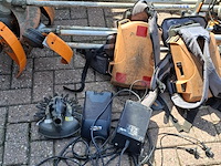 ( locatie wijk en aalburg ) 16x bosmaaier | 2x rugaccu en bijhorende laders, pellenc - afbeelding 3 van  6