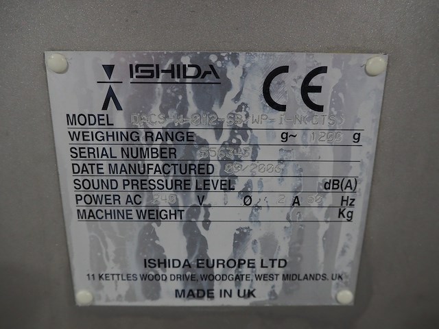 Lock inspection systems / ishida - afbeelding 8 van  16