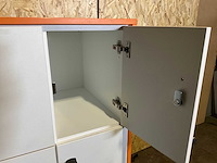Lockerkast 125x54x133cm v.v. 12 lockers met cijferslot - afbeelding 4 van  4