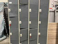 Lockerkast 20 lockers 121x48x195 cm - afbeelding 2 van  4
