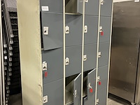 Lockerkast 20 lockers 121x48x195 cm - afbeelding 3 van  4