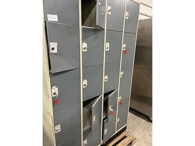 Lockerkast 20 lockers 121x48x195 cm - afbeelding 4 van  4