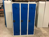 Lockerkast 3 deuren - afbeelding 2 van  4