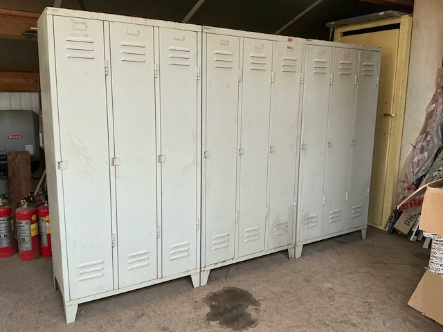 Lockerkast (3x) - afbeelding 1 van  5