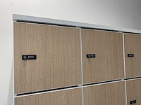 Lockerwand/ postvakken 25-deurs - met sleutel - afbeelding 7 van  14