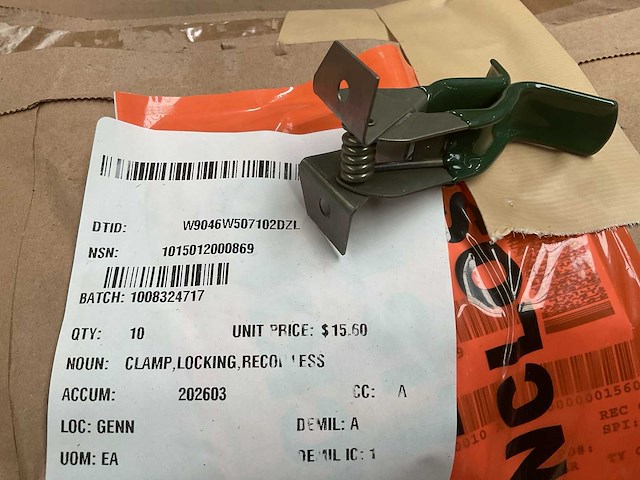 Locking clamp (10x) - afbeelding 1 van  3