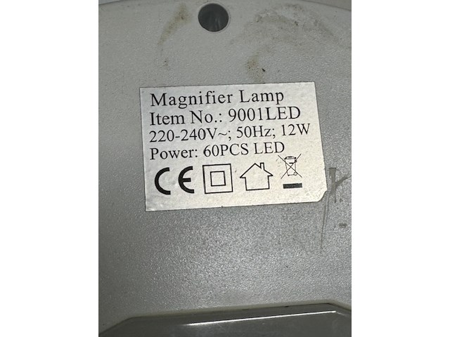 Loeplamp, 9001led, wit - afbeelding 3 van  3