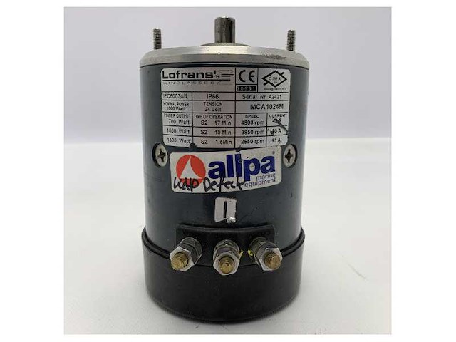 Lofrans windlass electric motor 1000w 24v - mca1024m - afbeelding 2 van  12
