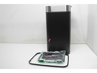 Loftey prullenbak 60 liter push/touch 2x30l zwart/rvs