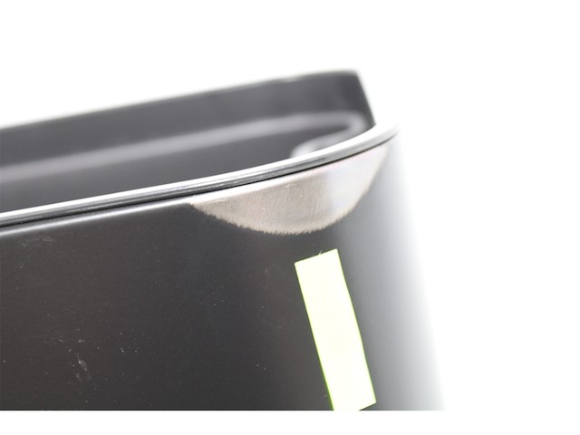 Loftey prullenbak push/touch 2x30l zwart/rvs - afbeelding 2 van  2