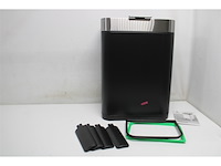 Loftey prullenbak push/touch 2x30l zwart/rvs - afbeelding 1 van  2