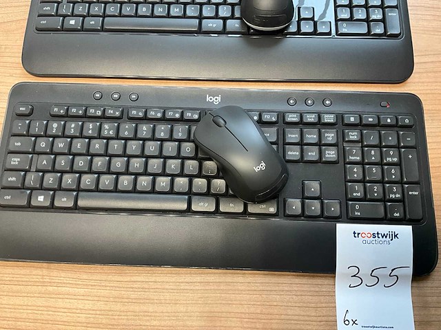 Logi draadloos toetsenbord + muis (6x) - afbeelding 5 van  6