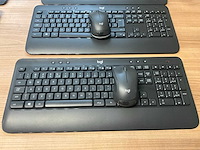 Logi draadloos toetsenbord + muis (6x) - afbeelding 1 van  2