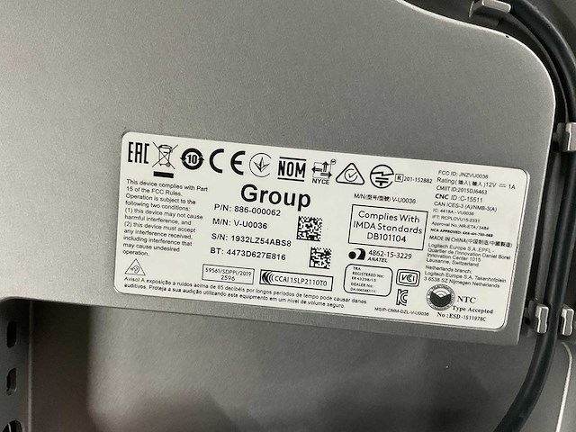 Logitech - 886-000062 - conference call - afbeelding 3 van  7